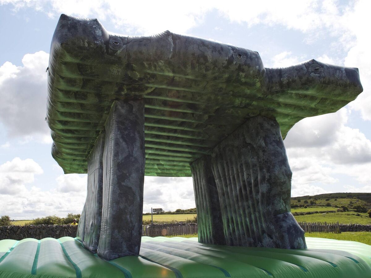 The Poulnabrone Bouncy Dolmen. The Poulnabrone Bouncy Dolmen.