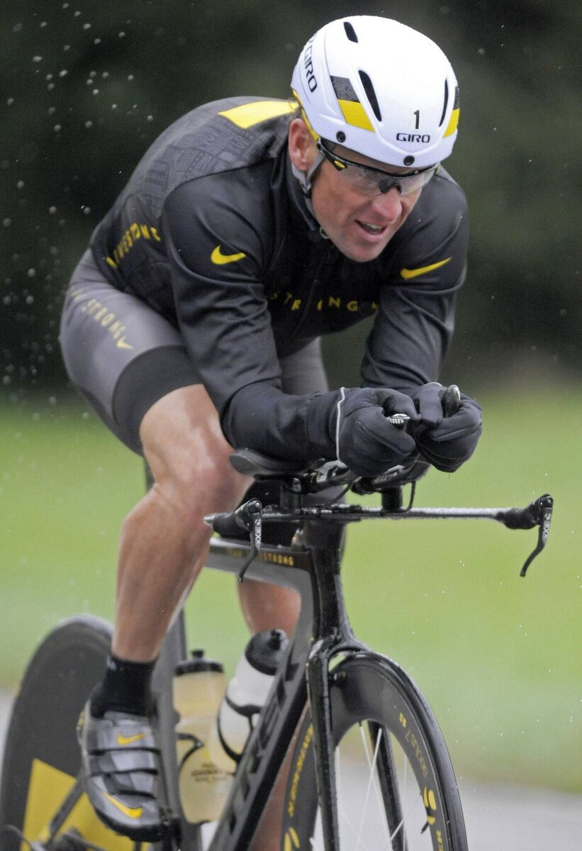 I watched YouTubes of the cycling races that came through Cork - the ones that had to go up Patrick’s Hill twice. There’s footage of a 2009 race in the rain. Lance Armstrong got off his bike.