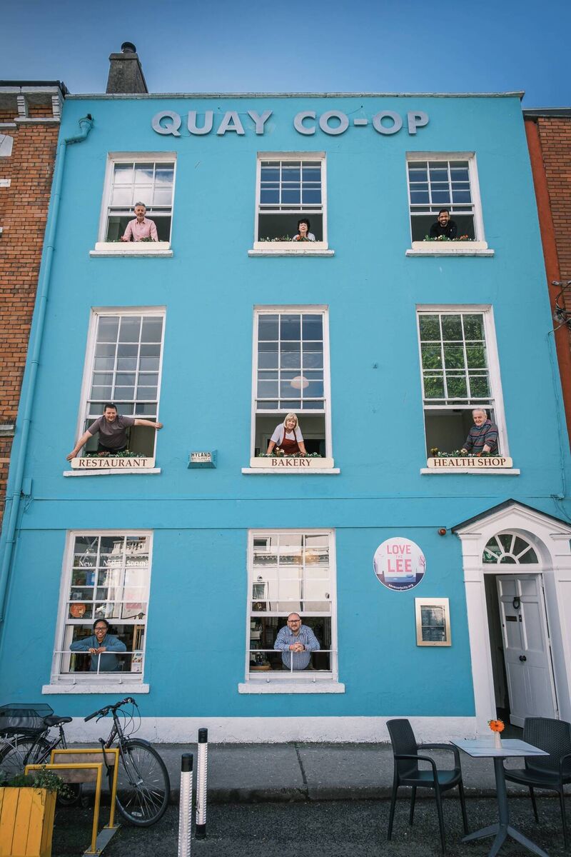 Quay Coop Team photographed in the restaurant windows on the occasion of 40th anniversary of Quay Coop opening. Picture: Marcin Lewandowski Quay Coop Team photographed in the restaurant windows on the occasion of 40th anniversary of Quay Coop opening. Picture: Marcin Lewandowski