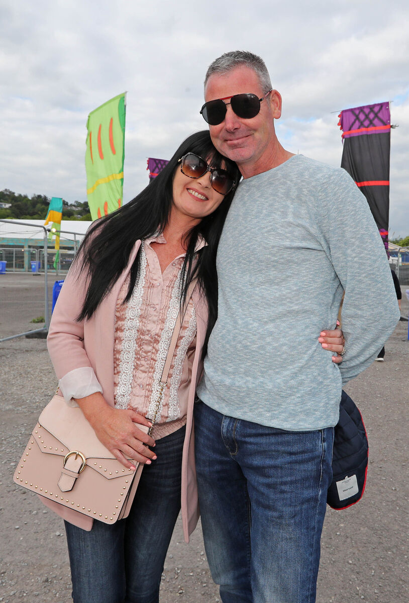  Helena and John Condon, from Kilworth, celebrate their 20th wedding anniversary at the show.