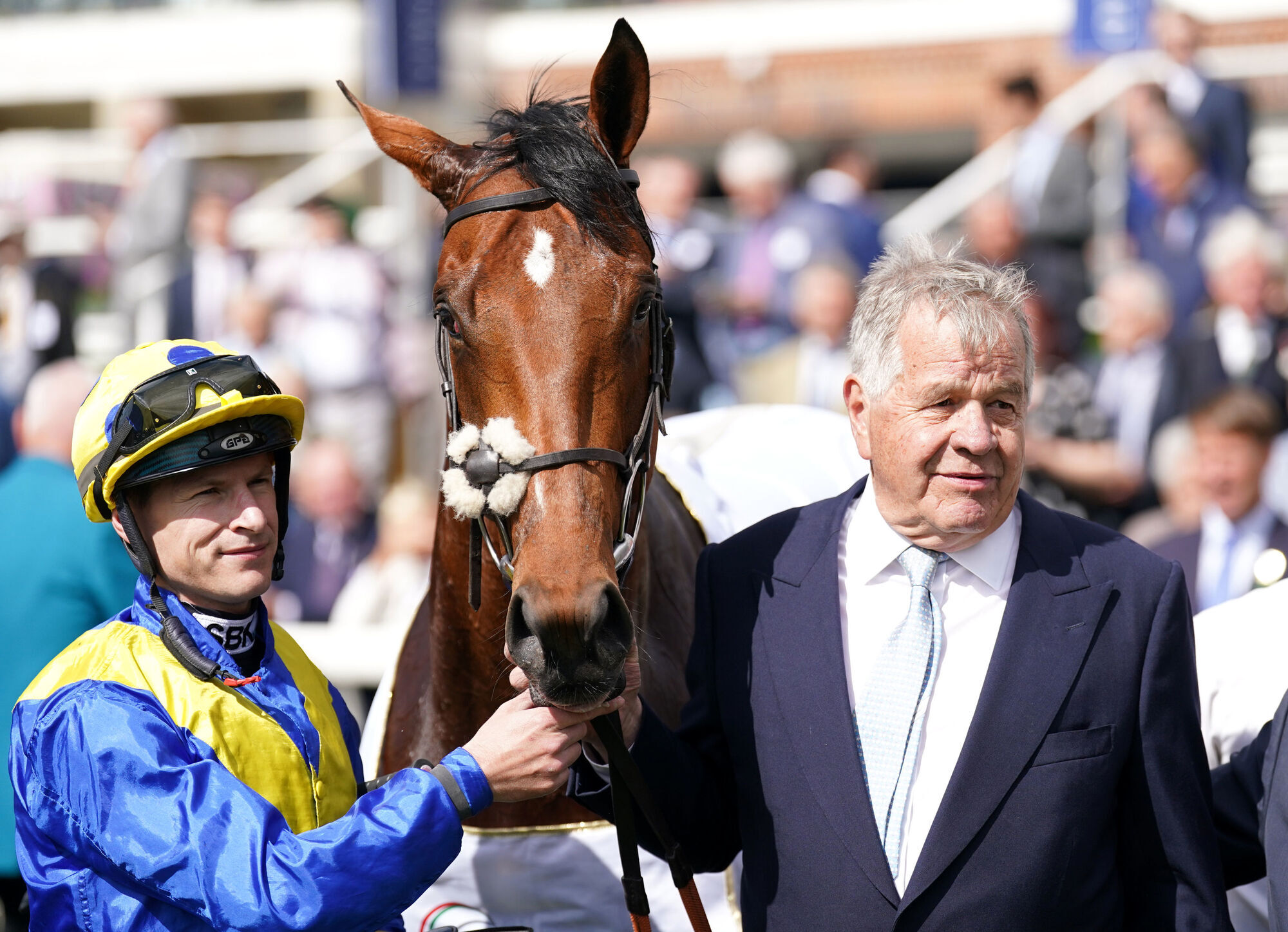Desert Crown wins Epsom Derby 
