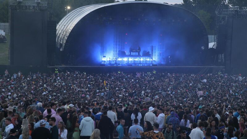  The scene at Forbidden Fruit as Bicep played the Kilmainham event. Picture: Stephen Collins 