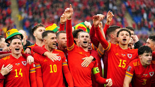 <p>Wales are heading to the World Cup (David Davies/PA)</p>