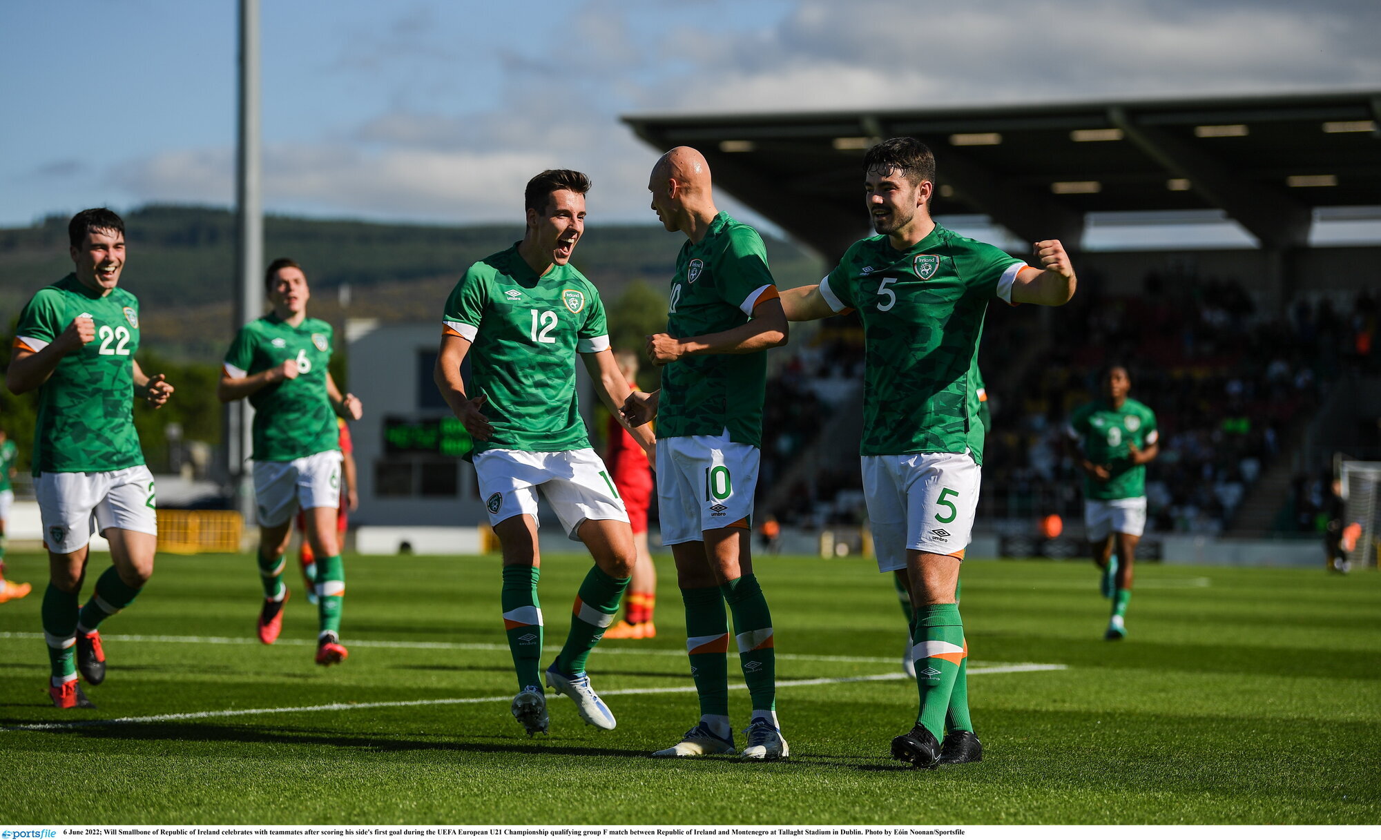 Ireland's U21s on verge of play-off spot after victory over Montenegro