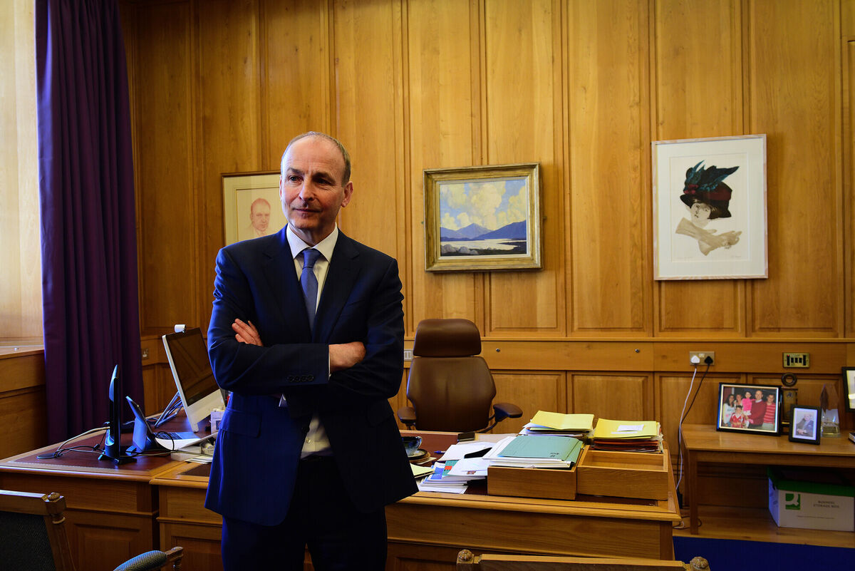 Whether he makes a straight swap into the Tánaiste's office or takes on a senior ministerial portfolio, all of Taoiseach Micheál Martin's choices have their own pros and cons. Picture: Moya Nolan