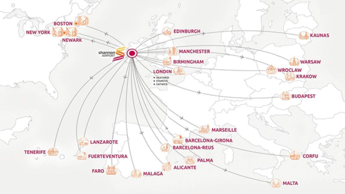 Shannon Airport takes passengers to a wealth of exciting destinations in the US, Europe and beyond. 