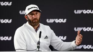 <p>Dustin Johnson will be ineligible for the Ryder Cup after resigning from the PGA Tour (Steven Paston/PA)</p>