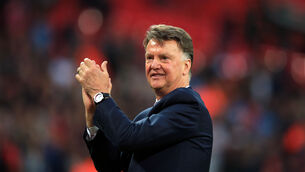 Louis Van Gaal (pictured) says Erik Ten Hag has a chance of being successful at Manchester United because Ed Woodward has left the club (Mike Egerton/PA)
