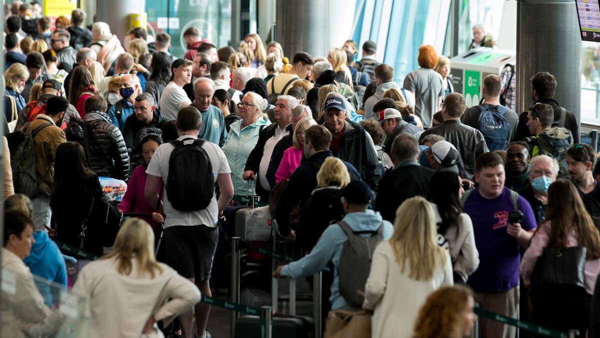 Passengers at the departures area in Terminal 2 in Dublin Airport. Picture: Gareth Chaney/Collins Photos Passengers at the departures area in Terminal 2 in Dublin Airport. Picture: Gareth Chaney/Collins Photos