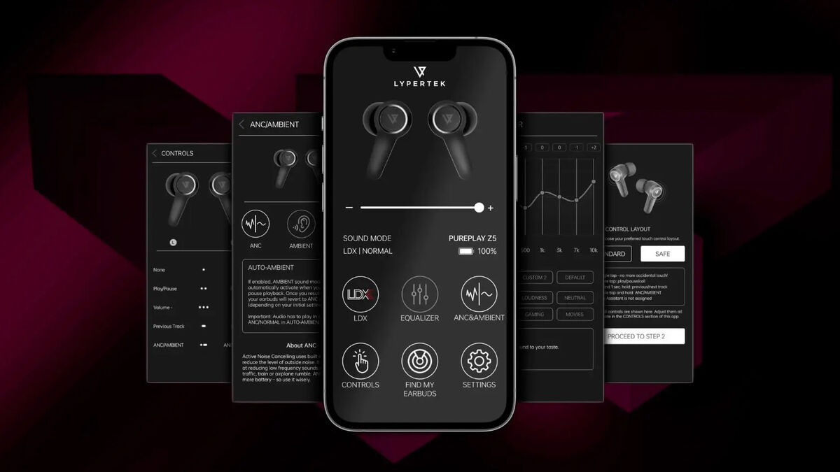 Lypertek PureControl app comes with a lot of features. Picture Lypertek. Lypertek PureControl app comes with a lot of features. Picture Lypertek.