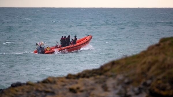 RNLI searching the coast at Hook Head, Co Wexford. Picture: Patrick Browne