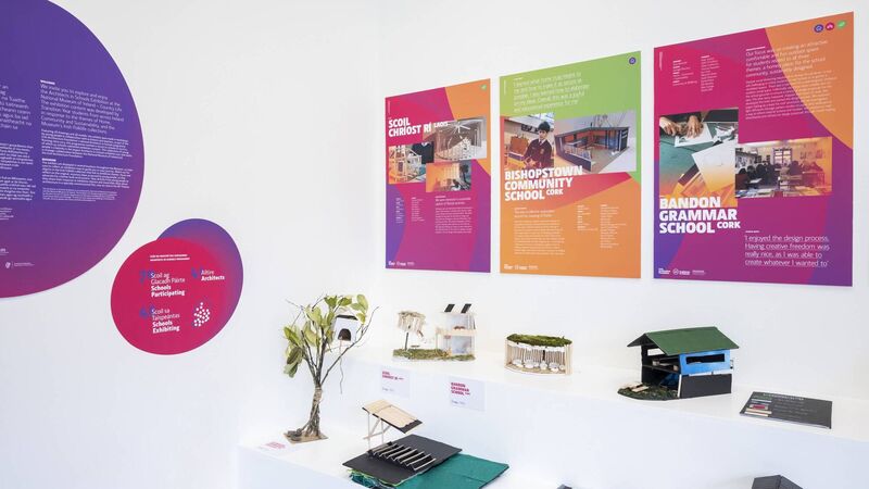 The Architects in Schools exhibition in Castlebar. The Architects in Schools exhibition in Castlebar.