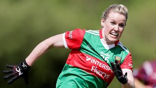 <p>LIDL Ladies National Football League Division 1, St. Loman's Park, Mullingar, Westmeath 6/6/2021 Westmeath vs Mayo Mayo's Fiona McHale Mandatory Credit ©INPHO/Laszlo Geczo</p>
