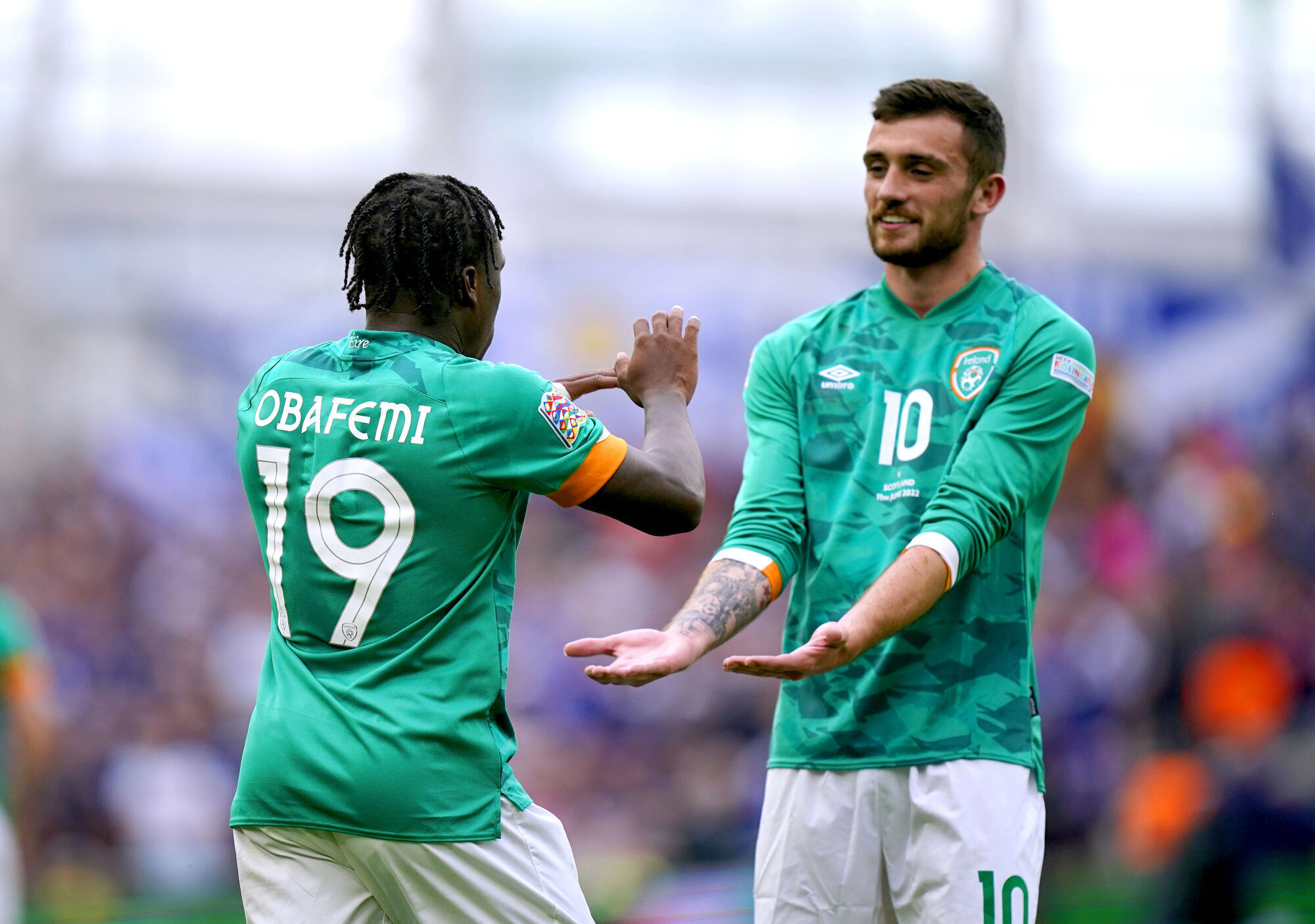 Michael Obafemi on his burgeoning partnership with Troy Parrott