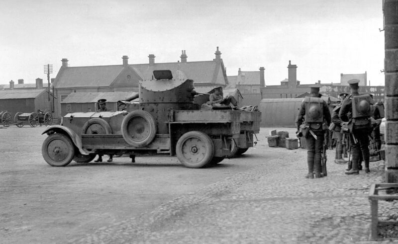 May 18, 1922: British troops prepare to move out of Victoria Barracks, Cork. Picture: Irish Examiner Archive