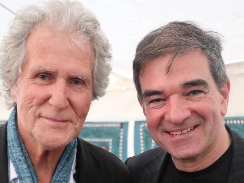 John Illsley (Dire Straits) and Fiachna Ó Braoináin (Hothouse Flowers) in Borris. Picture: Frank Smith John Illsley (Dire Straits) and Fiachna Ó Braoináin (Hothouse Flowers) in Borris. Picture: Frank Smith