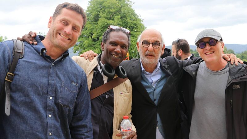 Ben Andersen, Lemn Sissay, Alan Yentob and Jon Ronson at the Festival of Writing and Ideas in Borris. Picture: Frank Smith Ben Andersen, Lemn Sissay, Alan Yentob and Jon Ronson at the Festival of Writing and Ideas in Borris. Picture: Frank Smith