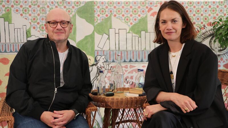 Lenny Abrahamson (Normal People) and Ruth Wilson (The Affair, Luther) in Borris. Picture: Frank Smith Lenny Abrahamson (Normal People) and Ruth Wilson (The Affair, Luther) in Borris. Picture: Frank Smith