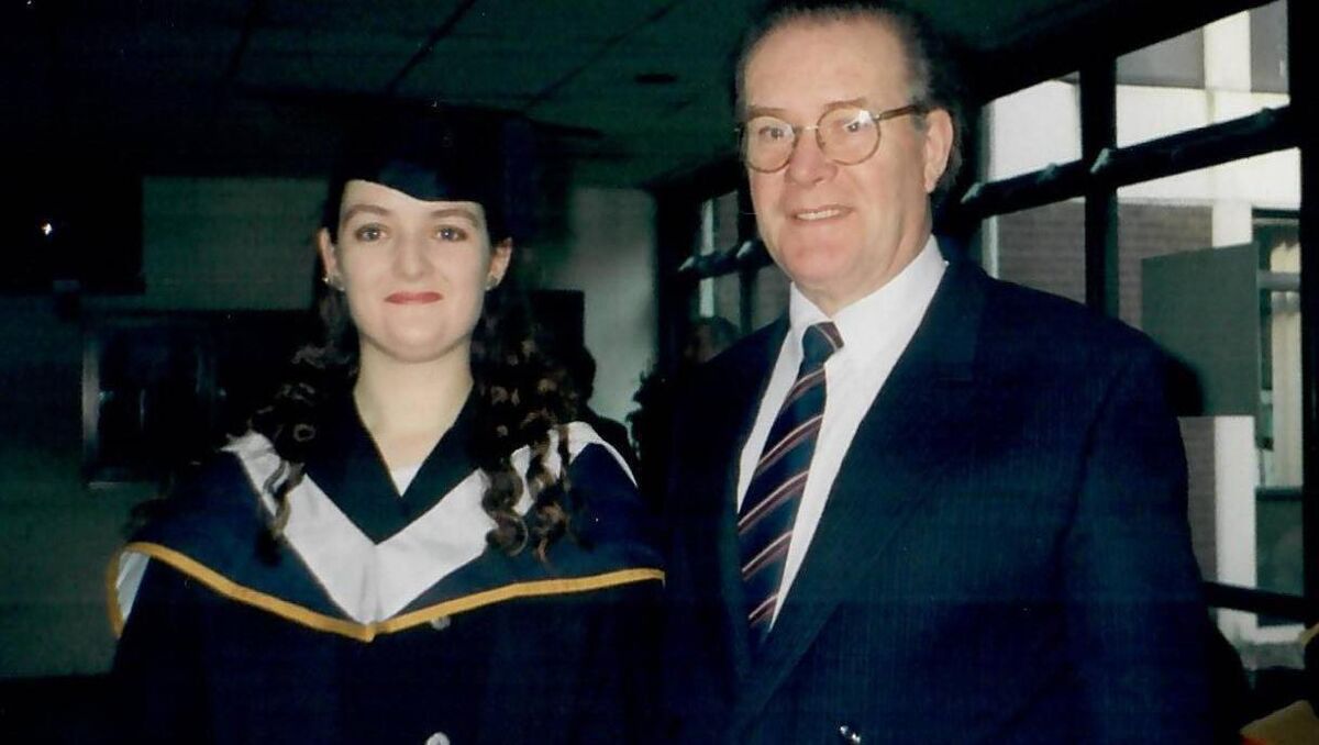 Nuala O'Connor and her father Hugh O'Connor Nuala O'Connor and her father Hugh O'Connor