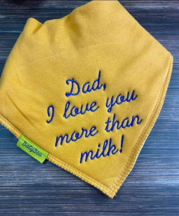 Embroidered bibs, €12.50, babyboo.ie.  Embroidered bibs, €12.50, babyboo.ie.