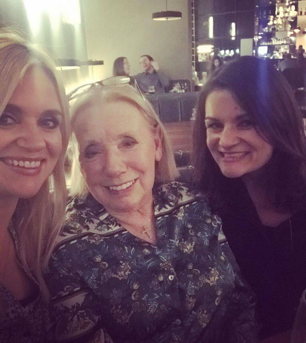 Karen Koster with her mother Brenda Pictue: karenkostertv