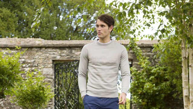 <p>Get The Look: The smart yet relaxed vibe of the chino style short will ensure your cool Dad status, as seen at Magee 1866. Picture: Suzy McCanny</p>