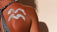 Waves on female skin