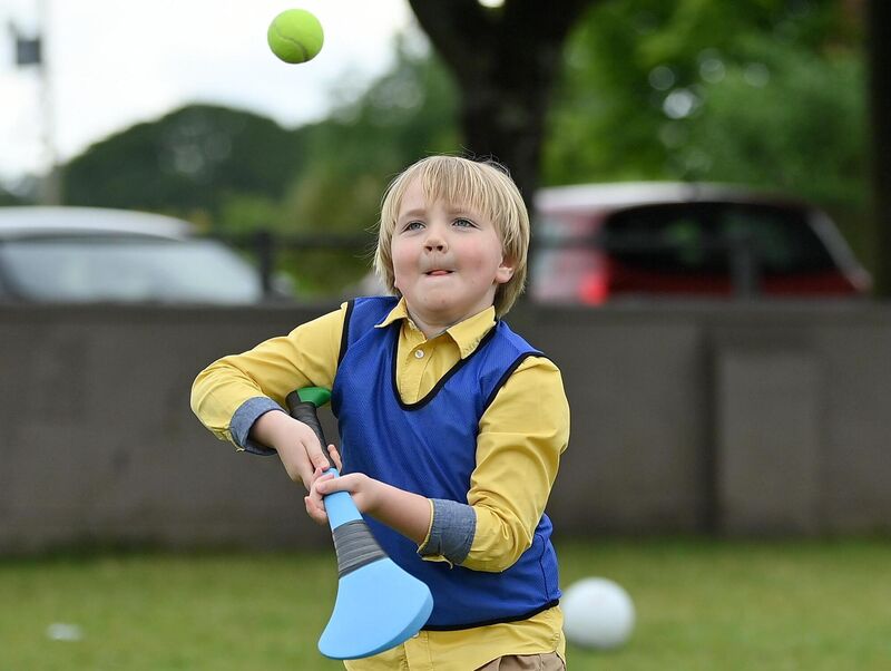 St Oliver's National School student Mykyta Kazantsev. Picture: Brendan Moran/Sportsfile
