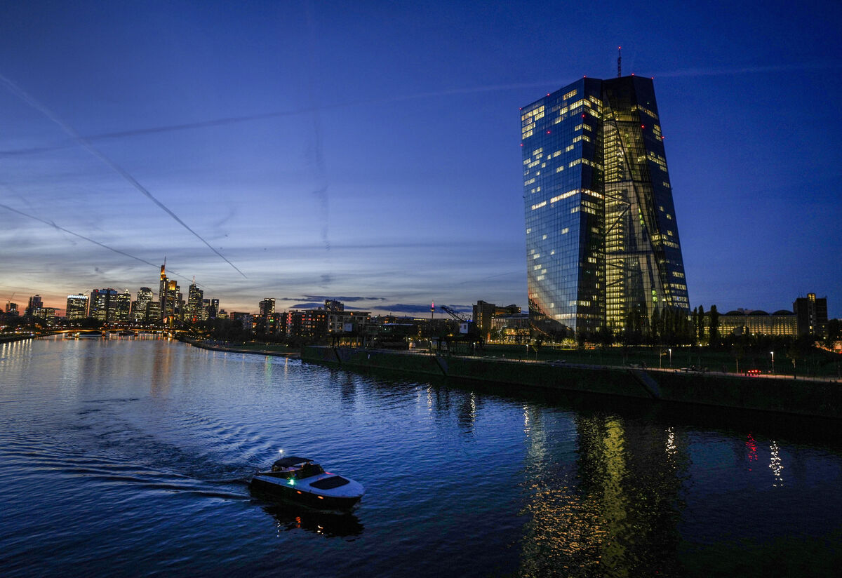 The bond storm comes with the ECB poised to end eight years of negative rates with a “sustained” cycle of hikes planned from July and including a likely half-point move in September. Picture: AP Photo/Michael Probst The bond storm comes with the ECB poised to end eight years of negative rates with a “sustained” cycle of hikes planned from July and including a likely half-point move in September. Picture: AP Photo/Michael Probst