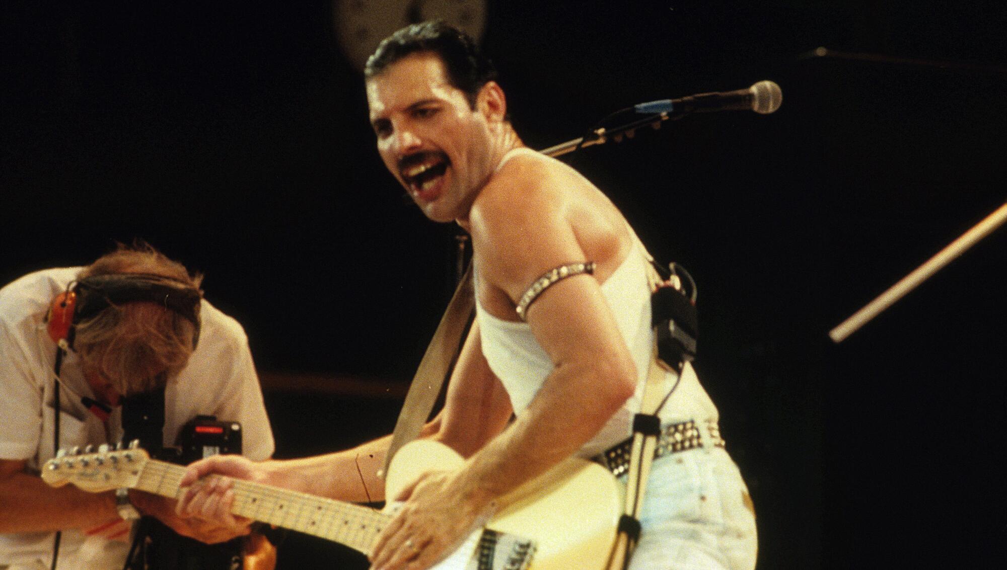 Queen guitarist Brian May gets emotional after sharing stage with 'hologram' Freddie Mercury