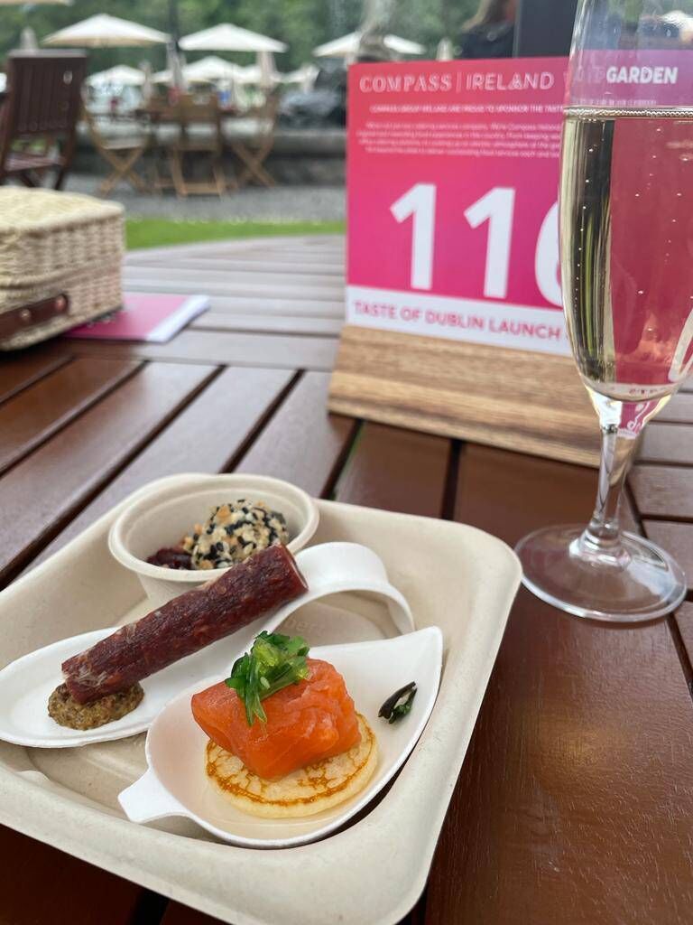 Some bites prepared by chef Danni Barry at Taste of Dublin