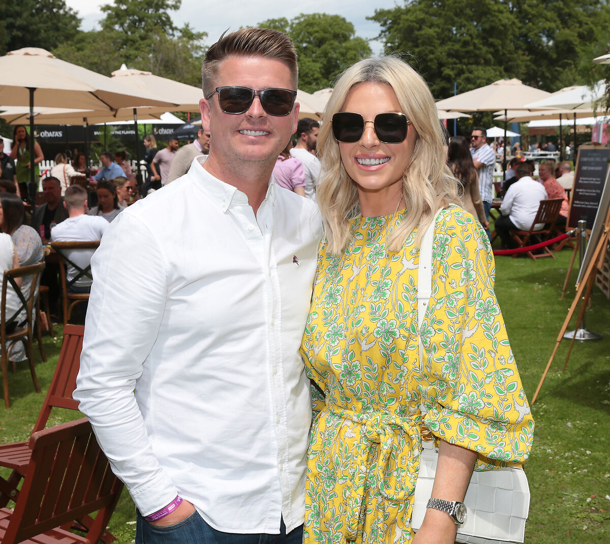 Brian Ormond and Pippa O'Connor Ormond pictured at Taste of Dublin, inspired by NEFF, on Thursday. Picture: Brian McEvoy