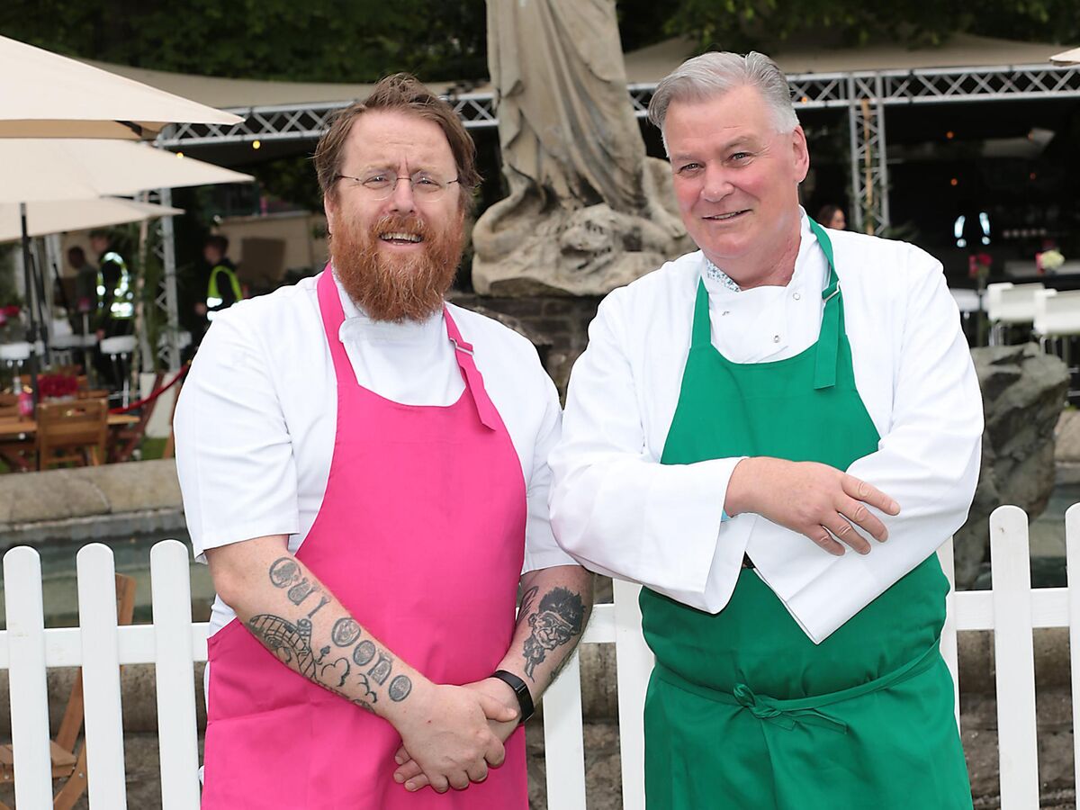  Chefs JP McMahon and Derry Clarke pictured at the official launch of Taste of Dublin 2022, inspired by NEFF. Picture: Brian McEvoy