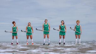 <p>Pictured is Sarah McAuley, Caoimhe Perdue, Katie Mullan (Captain) , Roisin Upton and Michelle Carey</p>