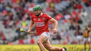 <p>Robbie O'Flynn of Cork brings the kind of pace that may require a Galway realignment</p>
