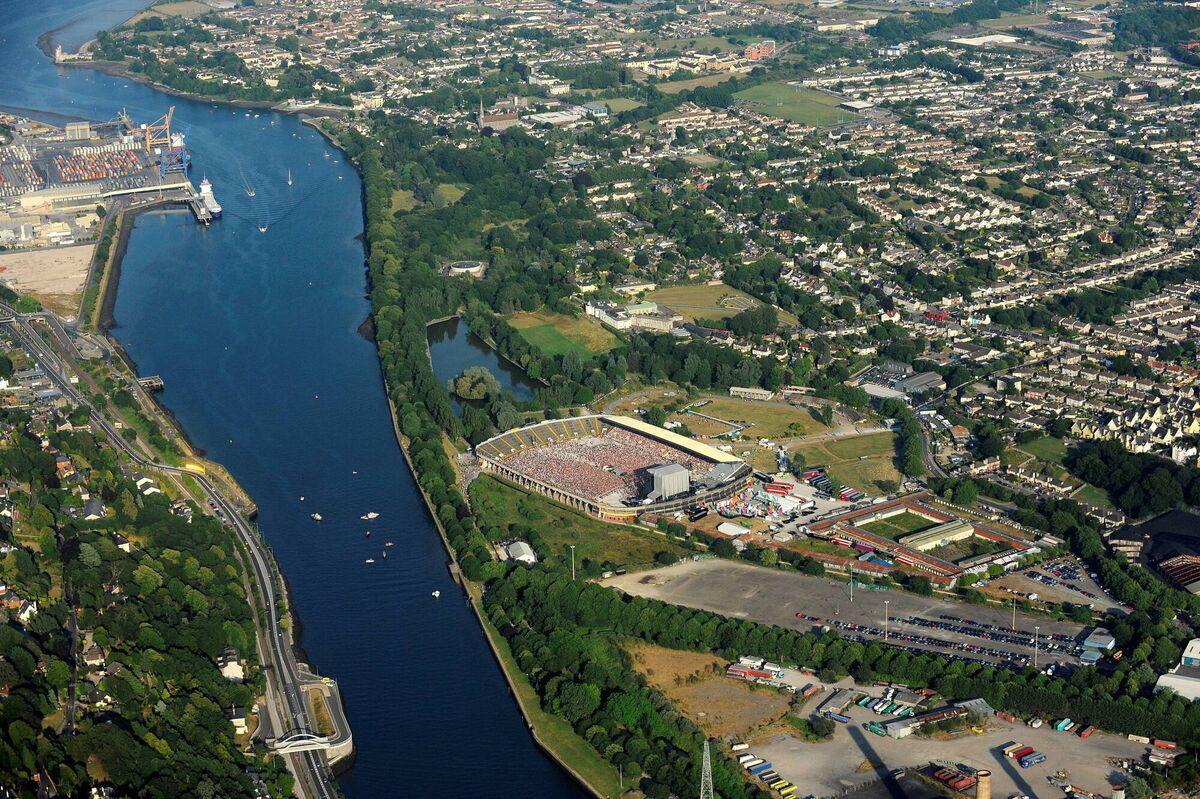 A 2013 aerial view of Cork city's Marina and Blackrock.  Picture: Denis Scannell