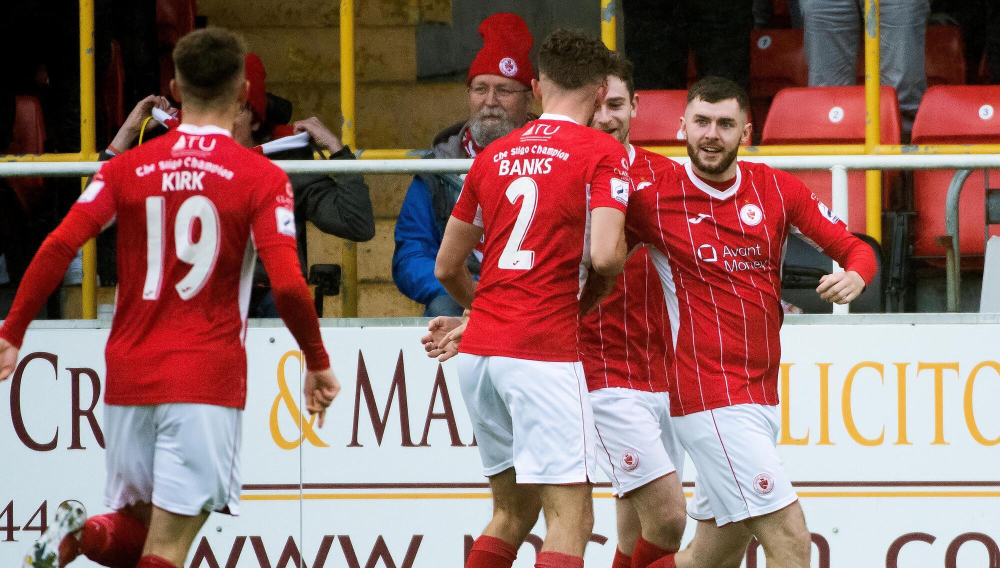 Keena brace helps Sligo to comfortable derby win over Harps