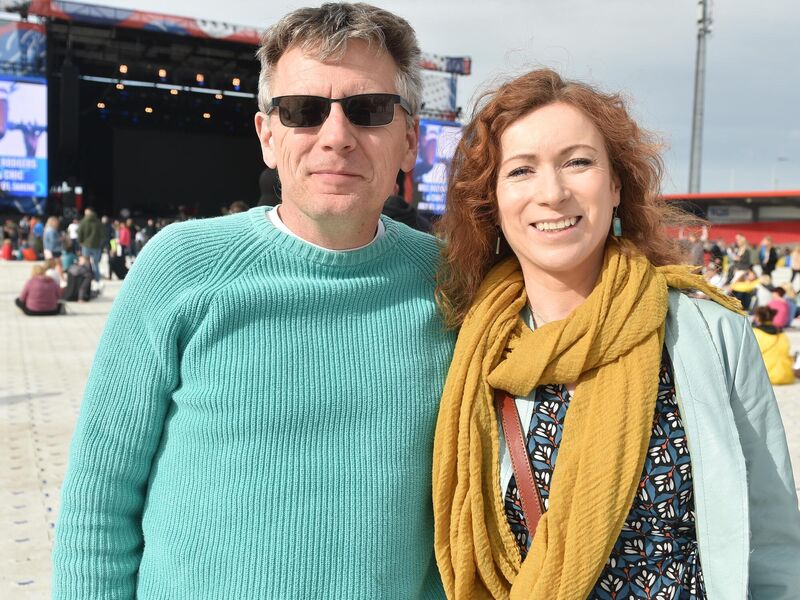 David Egan and Aoife McGilllycuddy, Burnfort, Co Tipperary, at the David Gray gig.