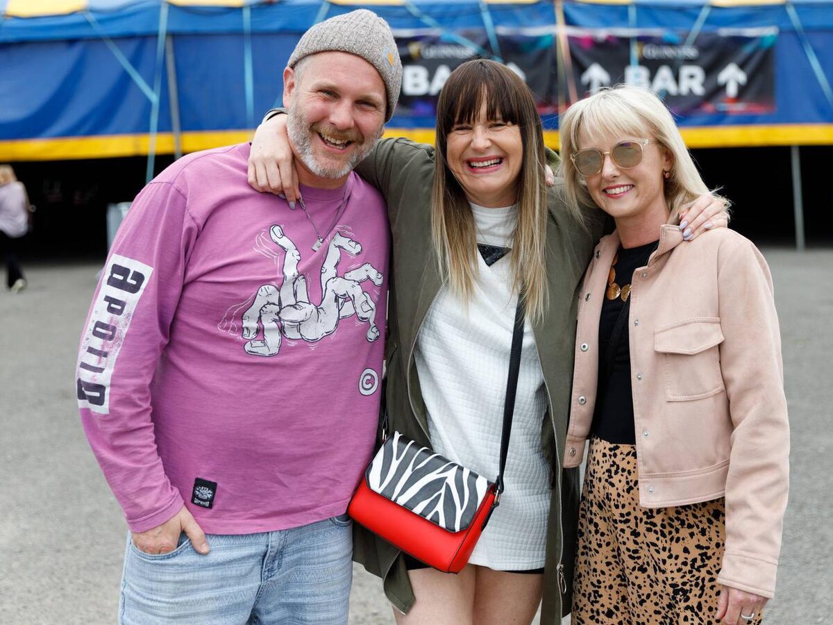 Anne-Marie, Gar and Olivia  at Orbital at Live at the Marquee in Cork. Picture: Ray Keogh