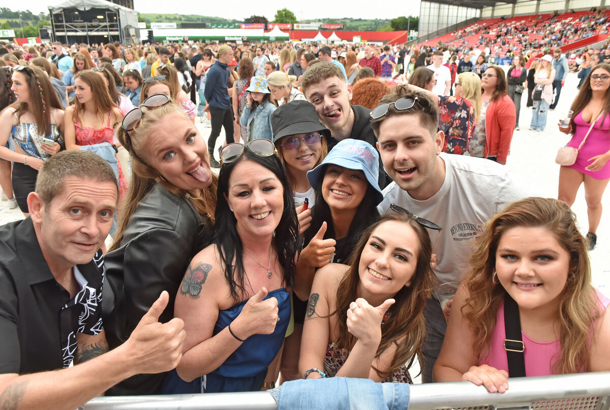  More smiling faces at the Picture This concert at Musgrave Park on Friday night.