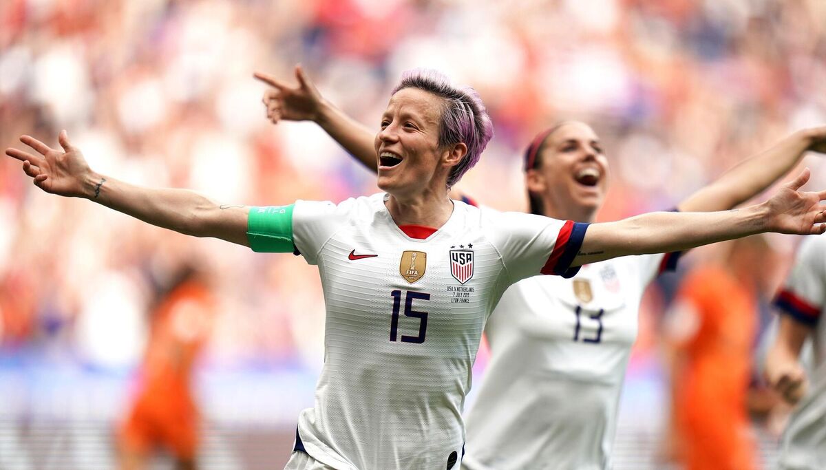 Megan Rapinoe believes the starting point should be inclusion. Picture: PA Wire