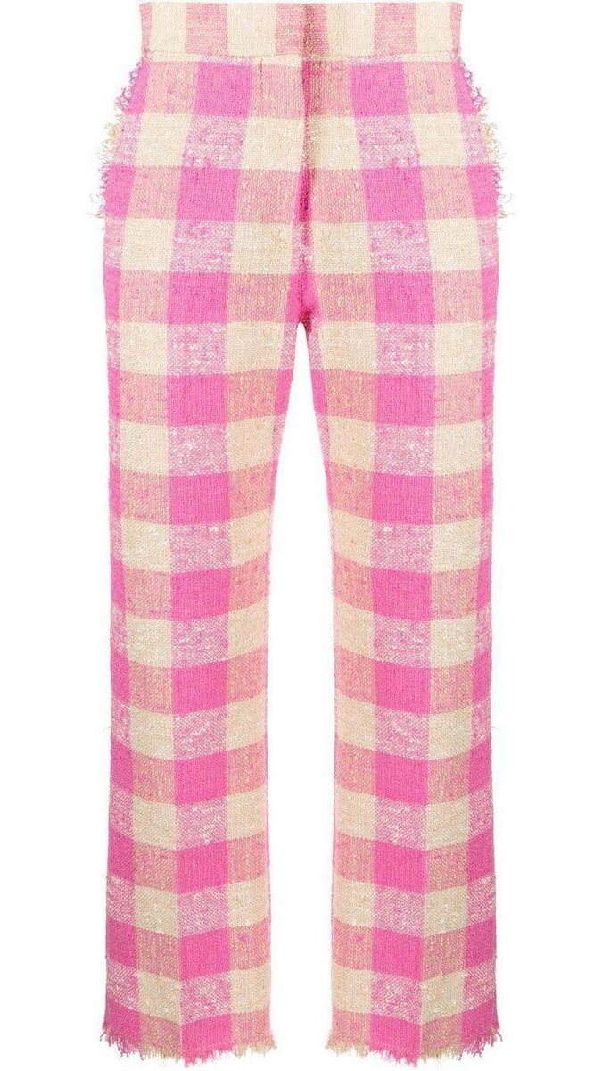 MSGM gingham cropped trousers, Farfetch, were €344; now €241