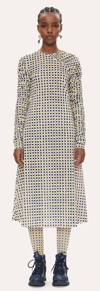 ‘Ellie’ gingham dress, Stine Goya, €290