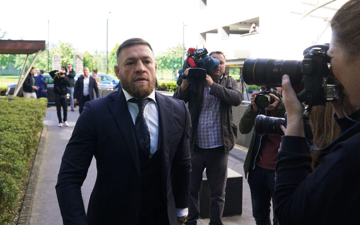 Conor McGregor. Judge McHugh remanded him to appear again on September 8 for the DPP's directions. Photo: Brian Lawless/PA