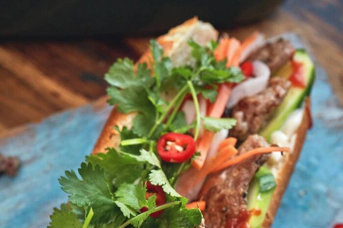 Bahn Mi Inspired Sandwich
