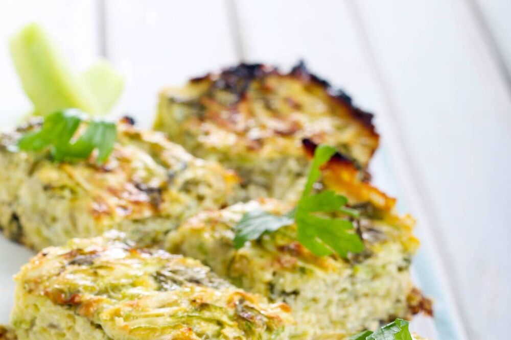 Courgette and Feta Slices