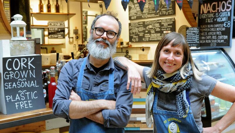 Donal and Virginia O'Gara, owners of My Goodness in the English Market, Cork. Donal and Virginia O'Gara, owners of My Goodness in the English Market, Cork.