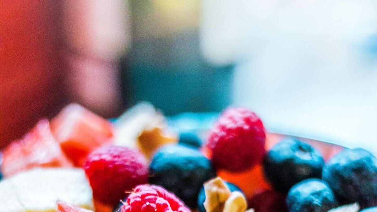 Mint and Lime Dressed Fruit Salad