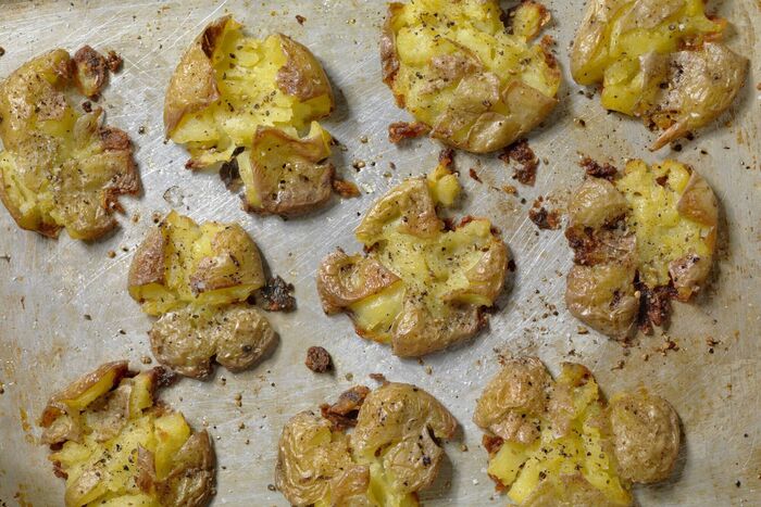 Toby’s Smashed Potatoes