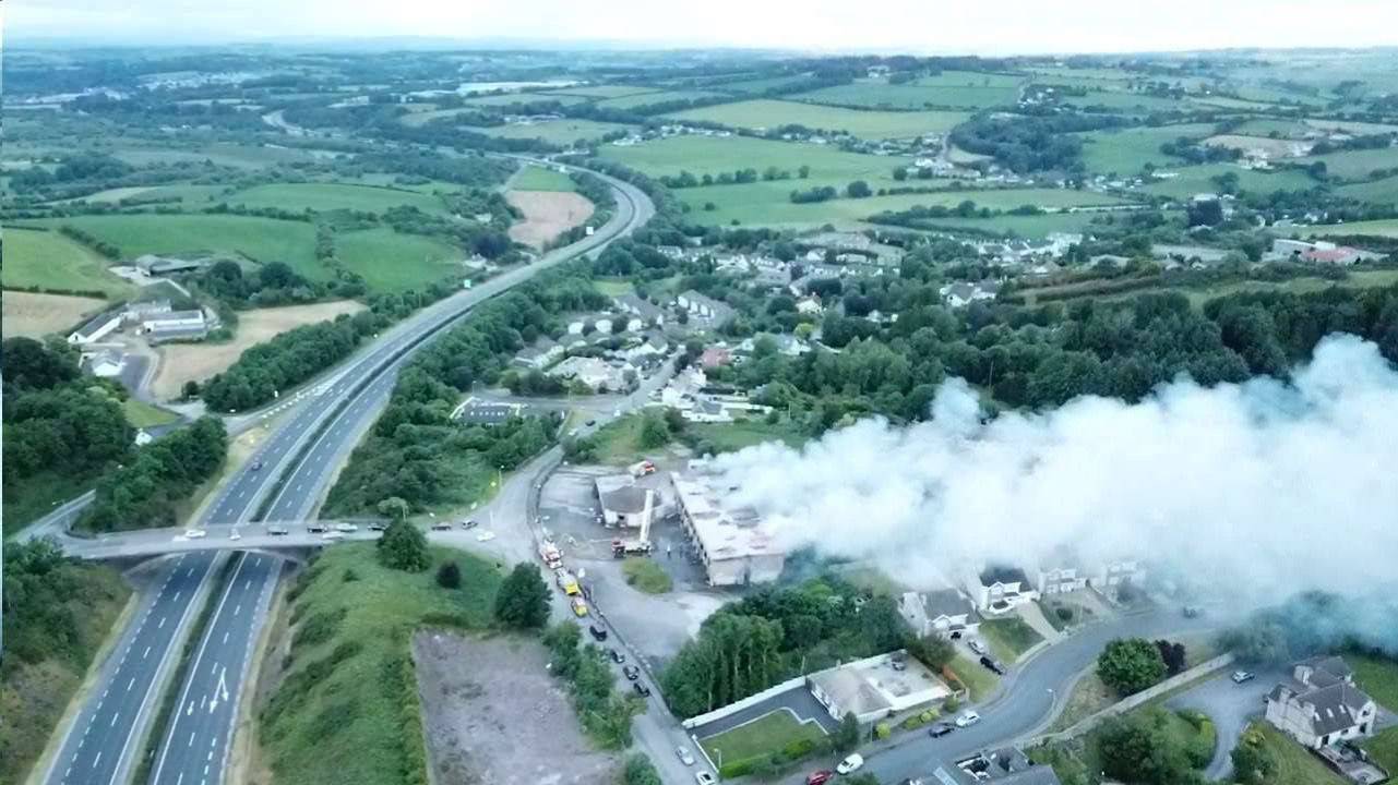 Planning application lodged just hours after former hotel in Cork is gutted by fire